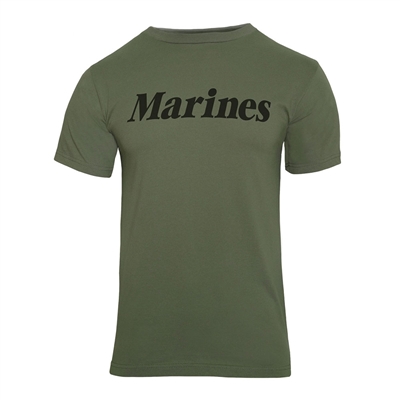 Rothco Olive Drab Marines T-Shirt - 60157