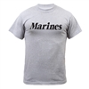 Rothco Gray Marines Pt T-Shirt - 6032 | ArmyNavyUSA.com
