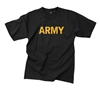 Rothco Black Army Pt T-Shirt - 60363