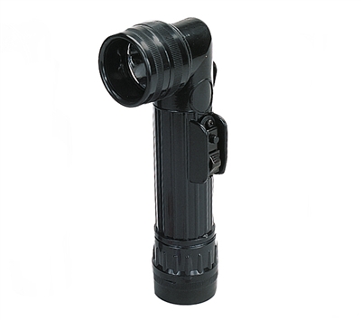 Rothco Black Angle Head Flashlight - 639