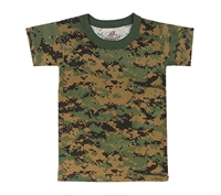 Rothco Kids Digital Woodland Camo T-Shirt - 6396