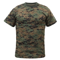 Rothco Digital Woodland Camo T-shirt - 6494