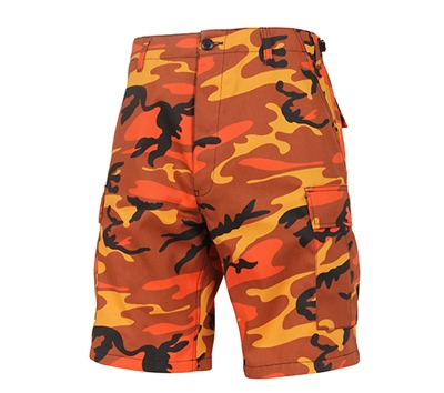 Rothco Savage Orange Camo BDU Shorts  65004