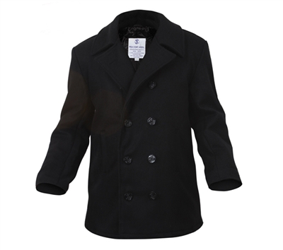 Rothco Black Pea Coat - 7070