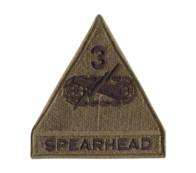 Rothco Subdued Spearhead 3rd Armored Patch - 72106