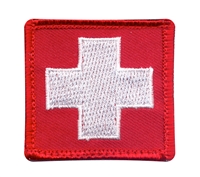 Rothco Red White Cross Patch - 72205