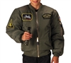 Rothco Kids Sage Flight Jacket With Patches - 7340