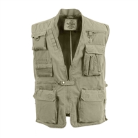 Rothco Khaki Safari Vest - 7570