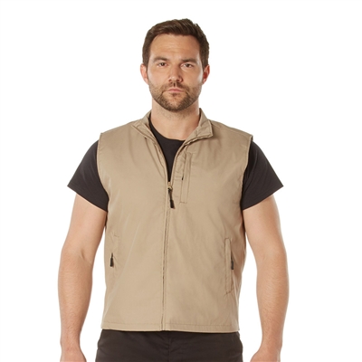 Rothco khaki Undercover Travel Vest - 76600