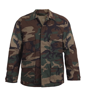 Rothco Woodland Camouflage Bdu Shirt - 7940