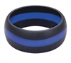 Rothco Black Thin Blue Line Silicone Ring 800