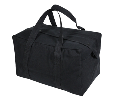 Rothco Small Black Parachute Cargo Bag - 8107