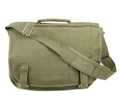 Rothco Olive Drab Canvas European School Bag - 8119