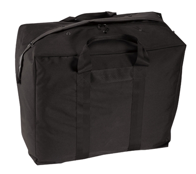 Rothco Black Enhanced Aviator Kit Bag - 8163