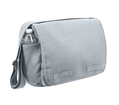 Rothco Grey Vintage Messenger Bag - 8172