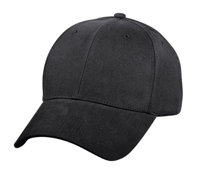 Rothco Black Low Profile Cap - 8283