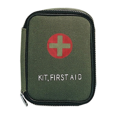 Rothco Military Zipper First Aid Kit with Contents - 8328