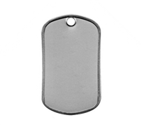 Rothco Matte Finish Dog Tag - 8383