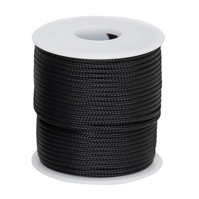 RotRothco Black Micro Cord 100ft Spool - 85