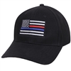 Rothco Thin Blue Line and Red Line Low Profile Flag Cap 8754