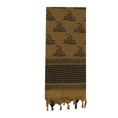 Rothco Coyote Brown Desert Snakes Shemagh Scarf - 88527