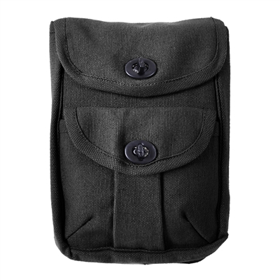 Rothco Black 2 pocket Ammo Pouch 9009