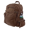 Rothco Earth Brown Jumbo Vintage Canvas Backpack 92620