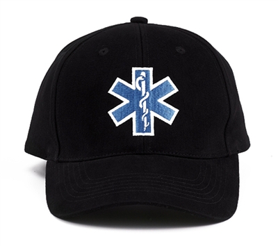 Rothco Black EMS Cap - 9281