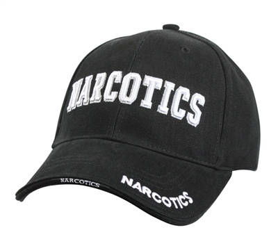 Rothco Black Narcotics Cap - 9399