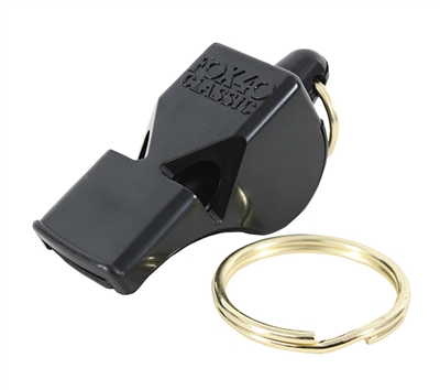 Fox 40 Sharx Black Classic Safety Whistle - 9409