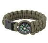 Rothco Olive Drab Paracord Compass Bracelet - 958