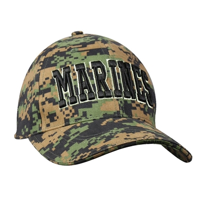 Rothco Digital Woodland Camo Marines Cap - 9588