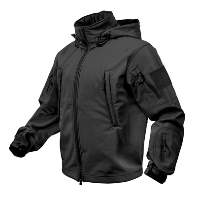 Rothco 9767 Black Special Ops Tactical Soft shell Jacket