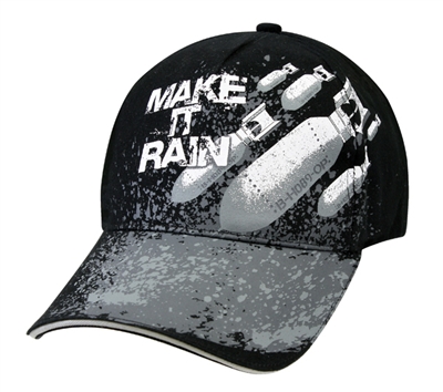 Rothco Black Make It Rain Cap - 9783
