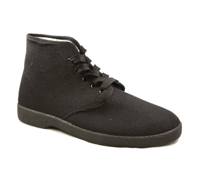 Zig-Zag Black Chukka Hi Top Sneaker - 7208