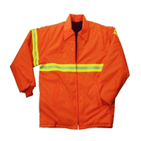 Snap N Wear Fluorescent Orange Fingertip Length Jacket - 8019