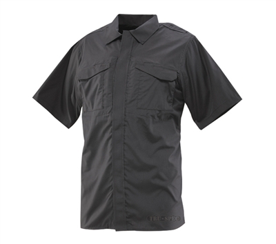 Tru-Spec Black Short Sleeve Uniform Shirt 24-7 SERIES - 1045