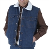 Wrangler Sherpa Lined Denim Vest 74131PW