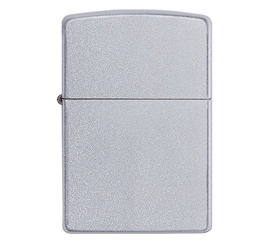 ZIPPO Regular Satin Chrome Lighter - 205