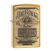 Zippo Jim Beam Brass Emblem Lighter - 254BJB.929