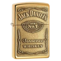 ZIPPO Jack Daniel's Brass Emblem Lighter - 254BJD.428