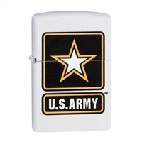 Zippo 29389 US Army Star White Matte Lighter