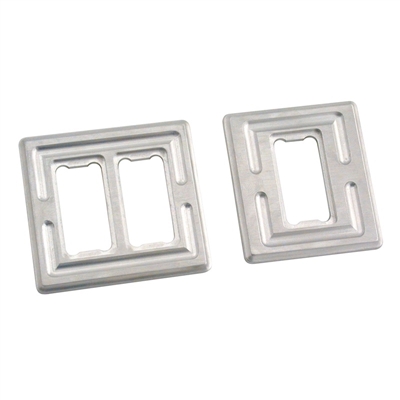 Billet Aluminum Switch Plates Dual / Single