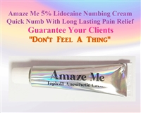 1 pcs x Amaze Me 5% Lidocaine Comfort Cream "DON'T FEEL A THING"