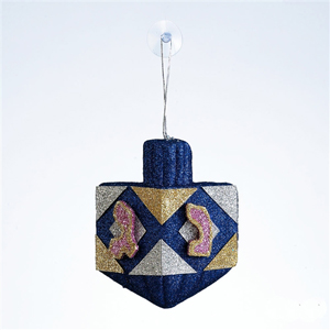 Chanukah Glitter Dreidel Decoration