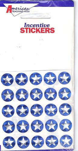 Large Blue Star Dazzlers - 50/pk