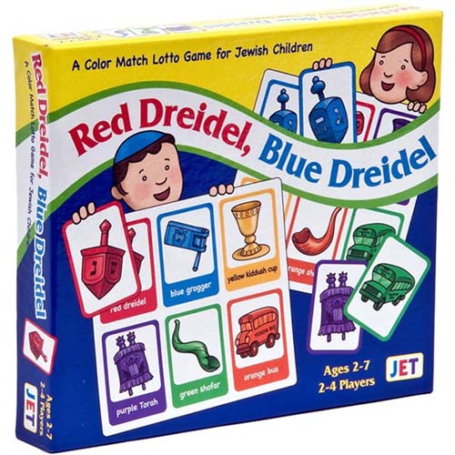 Red Dreidel Blue Dreidel, a Color-Match Lotto Game