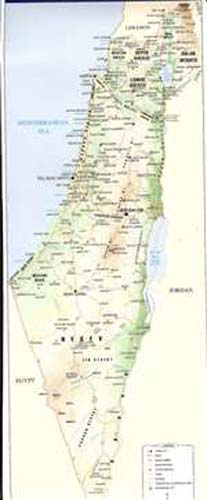 Map of Israel