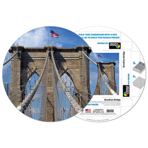Brooklyn Bridge 140-piece Round Puzzle