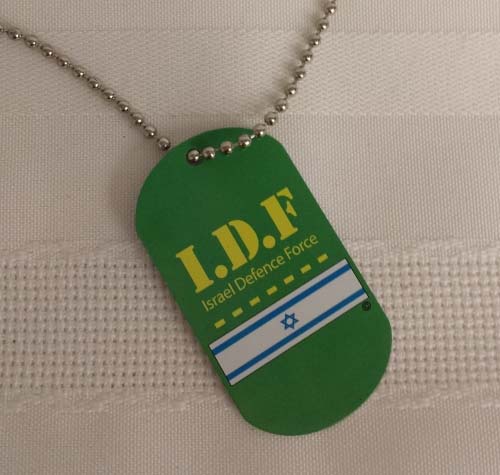 IDF Dog Tag Necklace